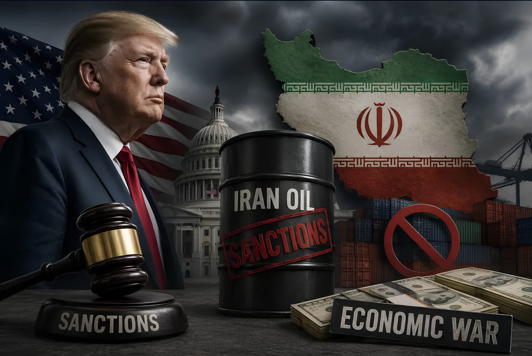 Mỹ phát động chiến dịch cô lập kinh tế Iran. Ảnh: Global Southern Media Network
